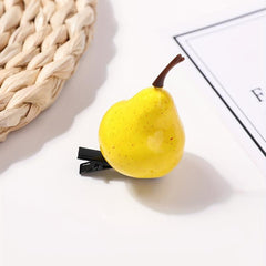 Simulation Pear Shape Hair Clip Funny Duck Billed Side Clip Hair Accessories