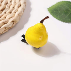 Simulation Pear Shape Hair Clip Funny Duck Billed Side Clip Hair Accessories