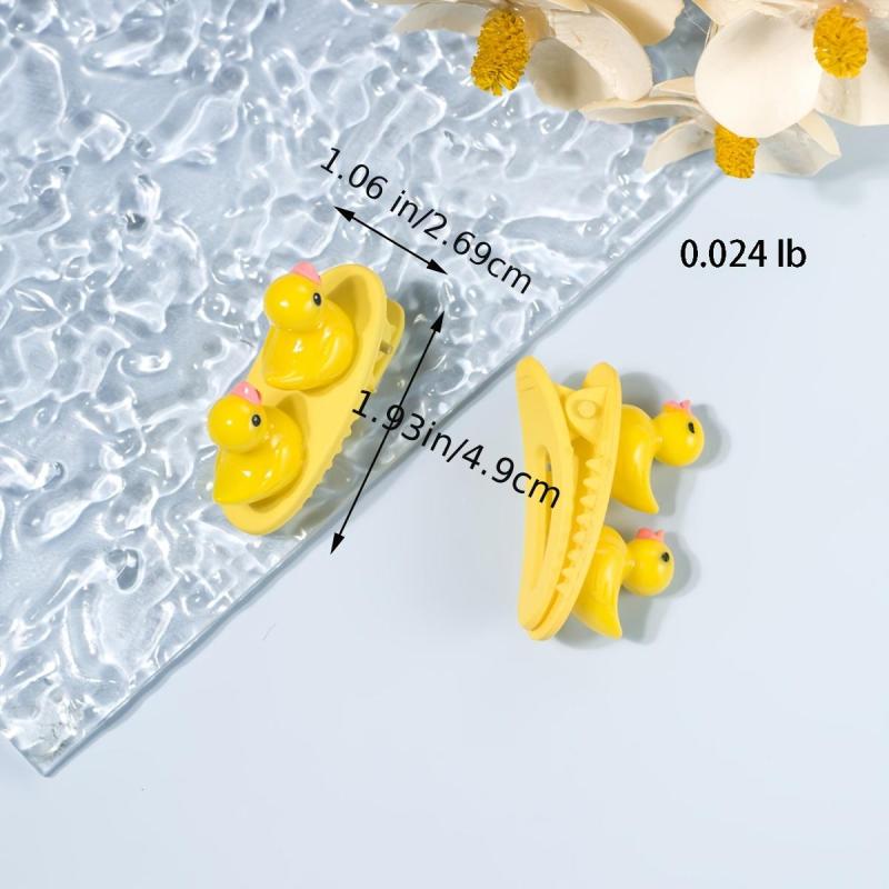 Cute Yellow Duck Hair Clip Cartoon Animal Hair Accessory