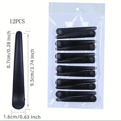 12pcs Plastic Hair Clips Non Slip Hair Accessory