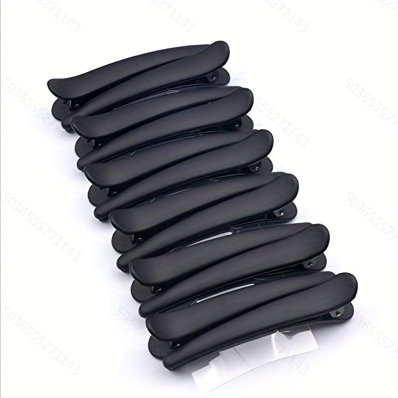 12pcs Plastic Hair Clips Non Slip Hair Accessory