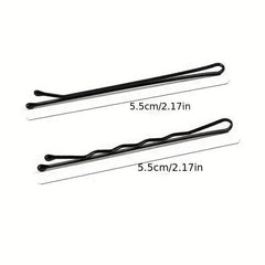 25 Pcs Hair Clips Pins Curly Wavy Slides Bobby Pins Styling Accessories
