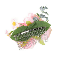 Simulation Flower Hair Comb Floral Hair Decoration Accessories