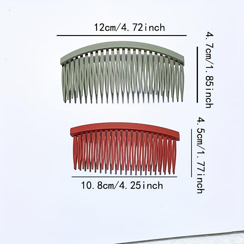 10pcs Frosted Hair Comb Pin for Women Girls