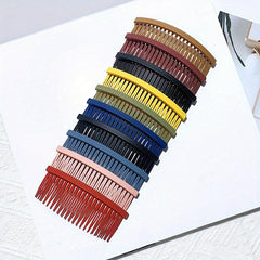 10pcs Frosted Hair Comb Pin for Women Girls