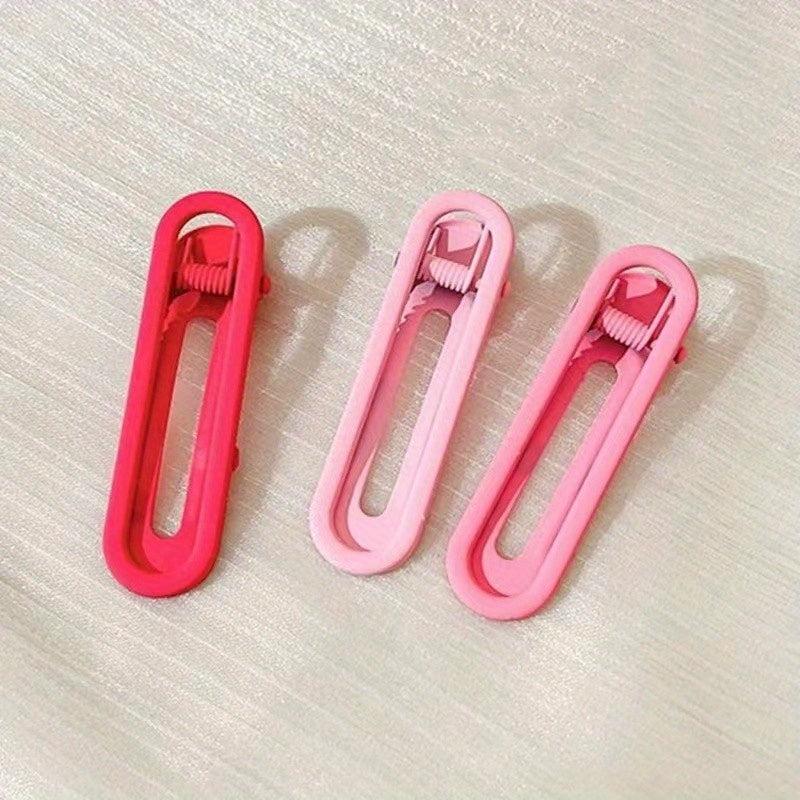 Solid Side Clip Duck Billed Clip Hair Accessory