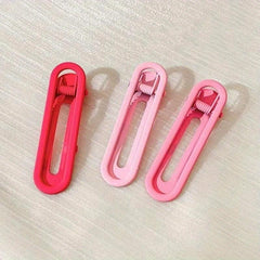 Solid Side Clip Duck Billed Clip Hair Accessory
