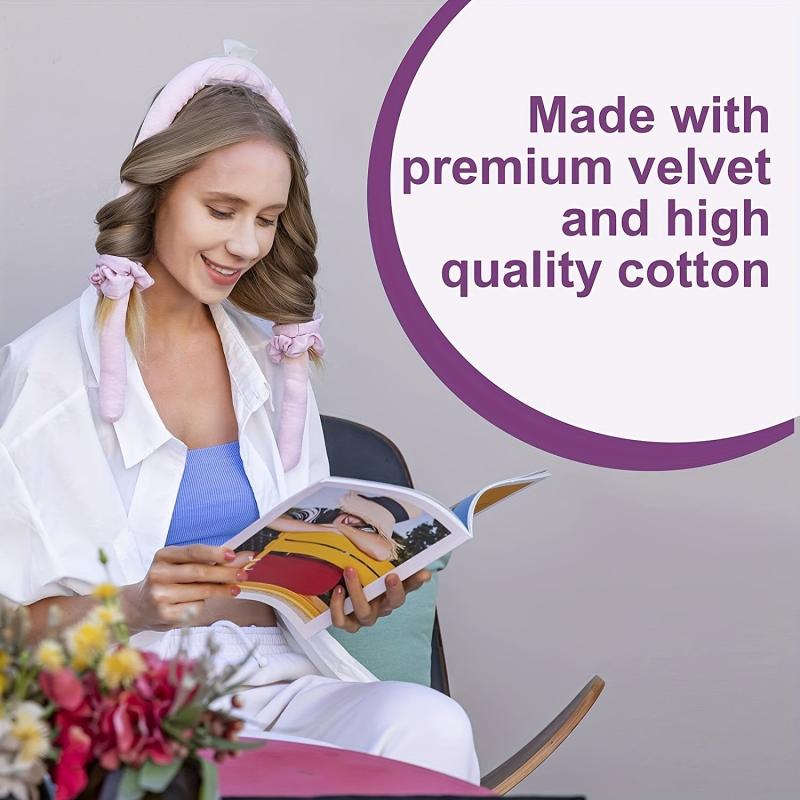 Heatless Curling Rod Headband For Long Hair Lazy Hair Curler