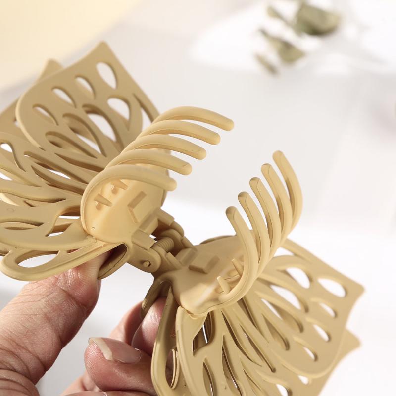 2-Layer Butterfly Hair Clip, Shark Clip