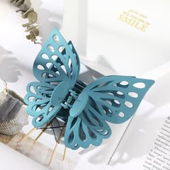 2-Layer Butterfly Hair Clip, Shark Clip