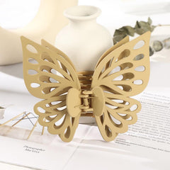 2-Layer Butterfly Hair Clip, Shark Clip