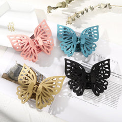 2-Layer Butterfly Hair Clip, Shark Clip
