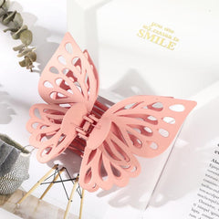 2-Layer Butterfly Hair Clip, Shark Clip