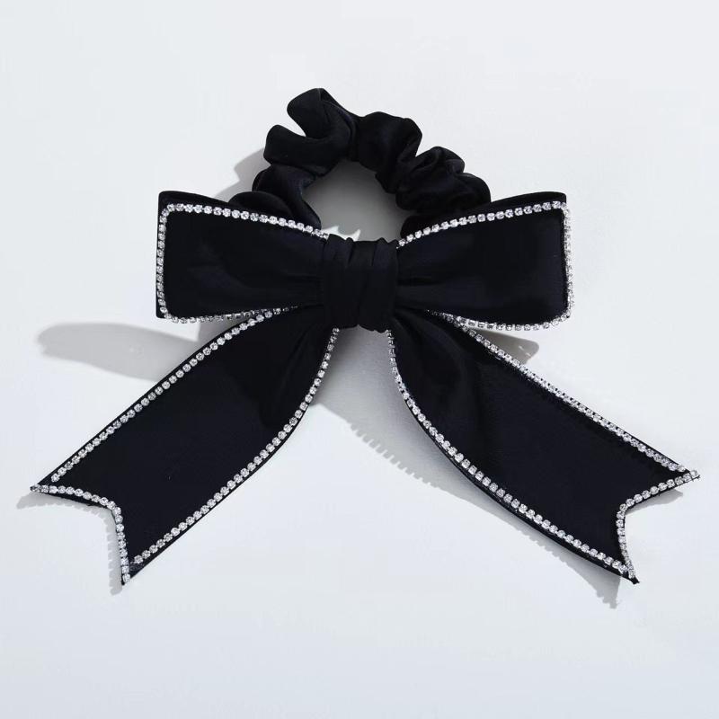 Rhinestone Crystal Bow Hair Tie Hair Clip Hair Accessories