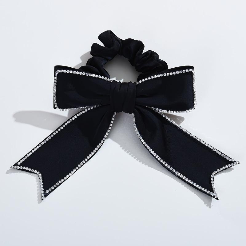 Rhinestone Crystal Bow Hair Tie Hair Clip Hair Accessories