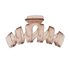 Frosted Twist Hair Claws Transparent Shark Claws Hair Accessories