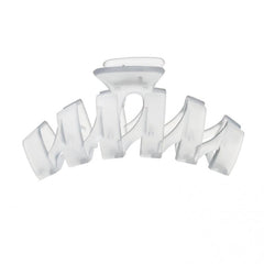 Frosted Twist Hair Claws Transparent Shark Claws Hair Accessories
