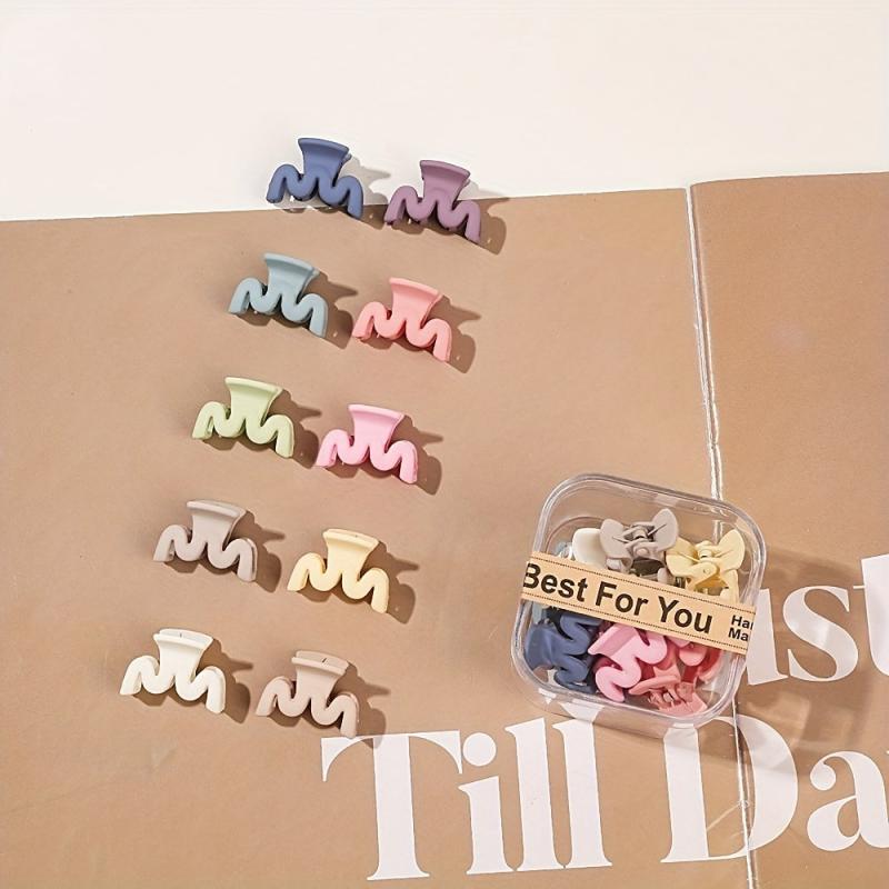 10pcs Cartoon Hair Claw Banana Clip Non Slip Hair Accessory
