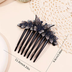 Rhinestone Butterfly Hair Comb Baroque Hair Pin
