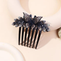 Rhinestone Butterfly Hair Comb Baroque Hair Pin