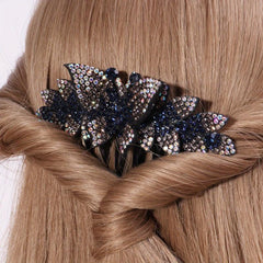 Rhinestone Butterfly Hair Comb Baroque Hair Pin