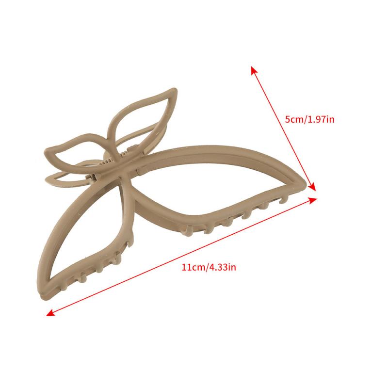 Large Hollow Butterfly Hair Claw for Women