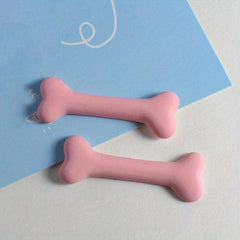 2pcs Bone Shape Hair Clip Y2K Hair Accessories Side Clip