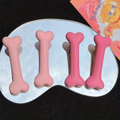 2pcs Bone Shape Hair Clip Y2K Hair Accessories Side Clip