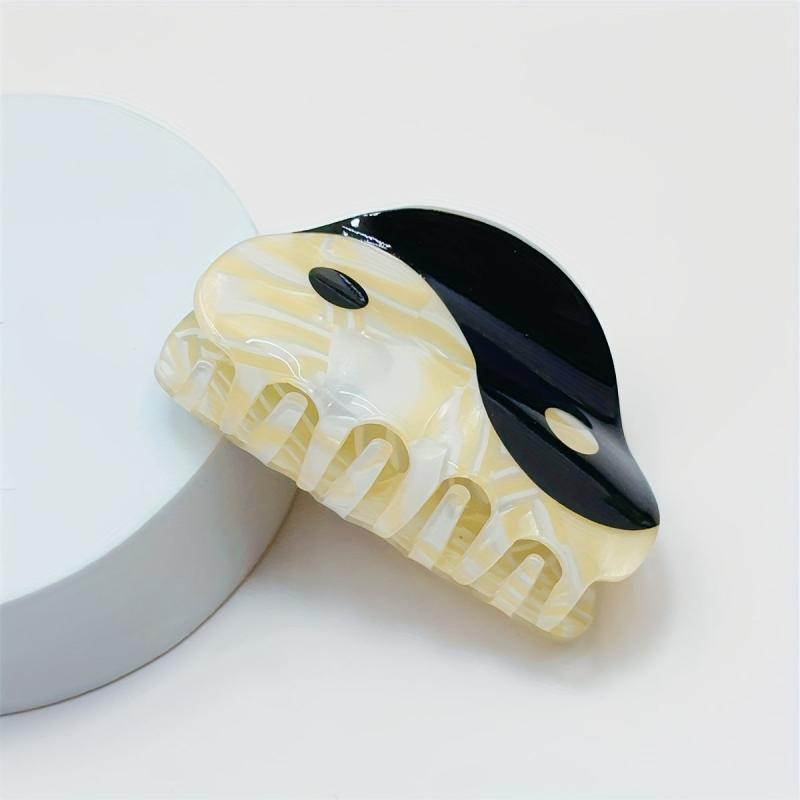 Tai Chi Pattern Hair Claw Acetate Shark Claw Hair Clip