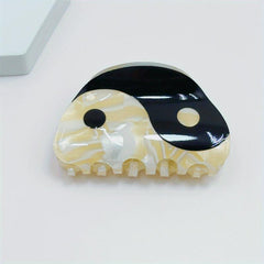 Tai Chi Pattern Hair Claw Acetate Shark Claw Hair Clip