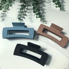 Large Hollow Hair Claw Solid Shark Claw Ponytail Holder Hair Accessories