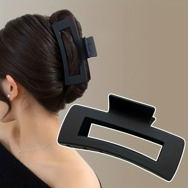 Large Hollow Hair Claw Solid Shark Claw Ponytail Holder Hair Accessories