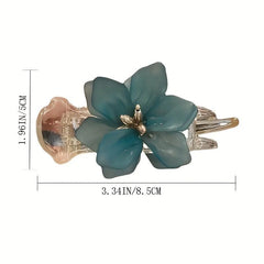 Acrylic Flower Hair Clip Vintage Hair Accessories