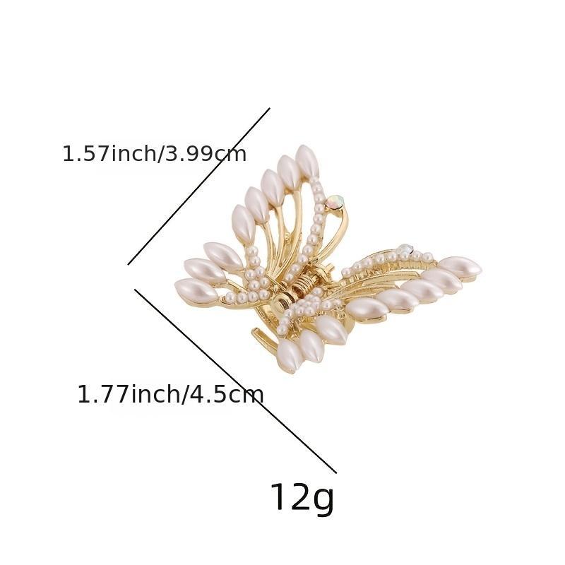 Metal Butterfly Hair Claw Clips for Girls and Women
