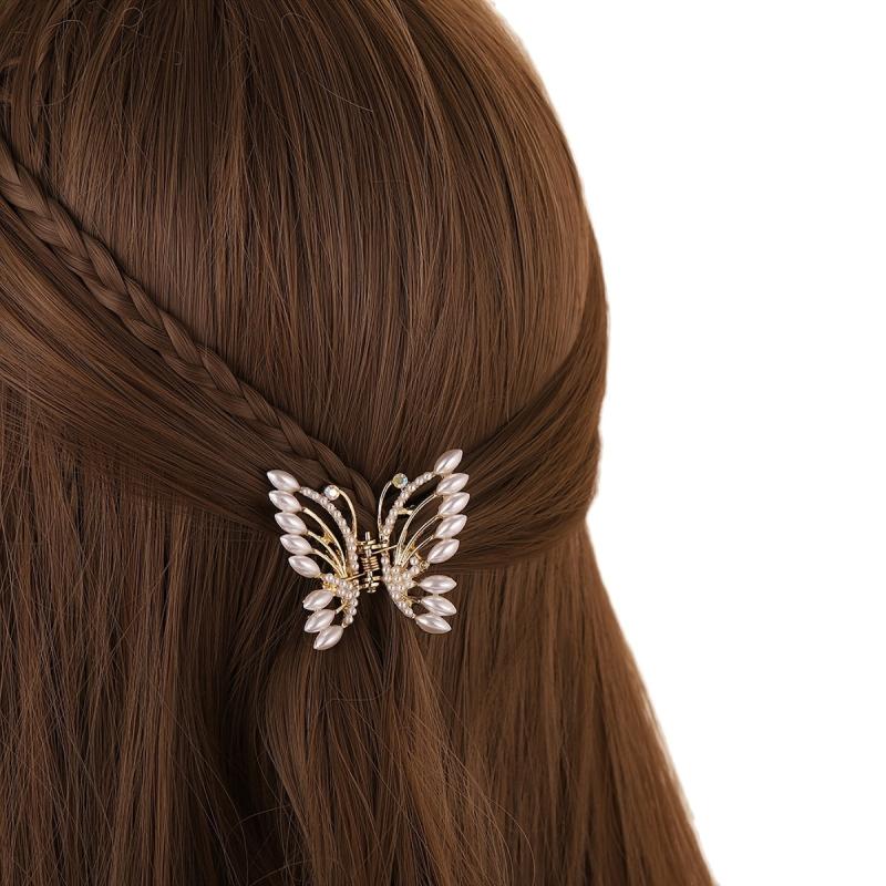 Metal Butterfly Hair Claw Clips for Girls and Women