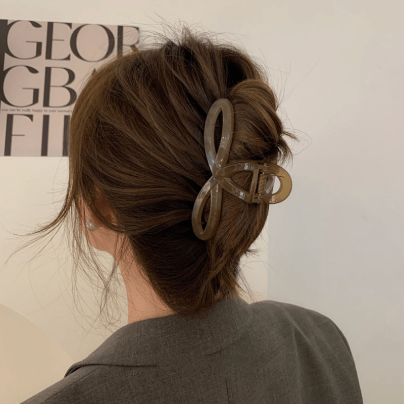 Bowknot Shark Claw Hair Accessory For Women