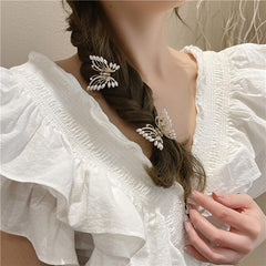 Pearl Mini Hair Claw Clips Wedding Hair Barrettes