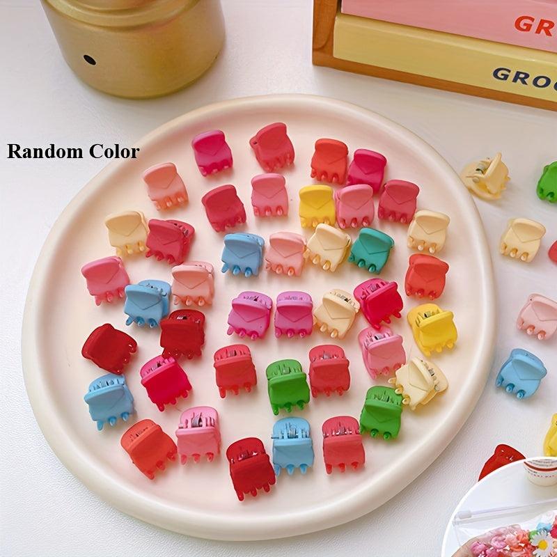 50pcs Mini Hair Claw Clips For Baby And Girl