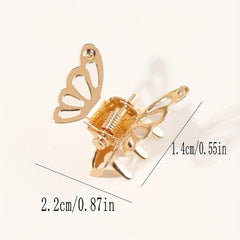 4pcs Butterfly Hair Claw Vintage Hair Accessories for Women Girls