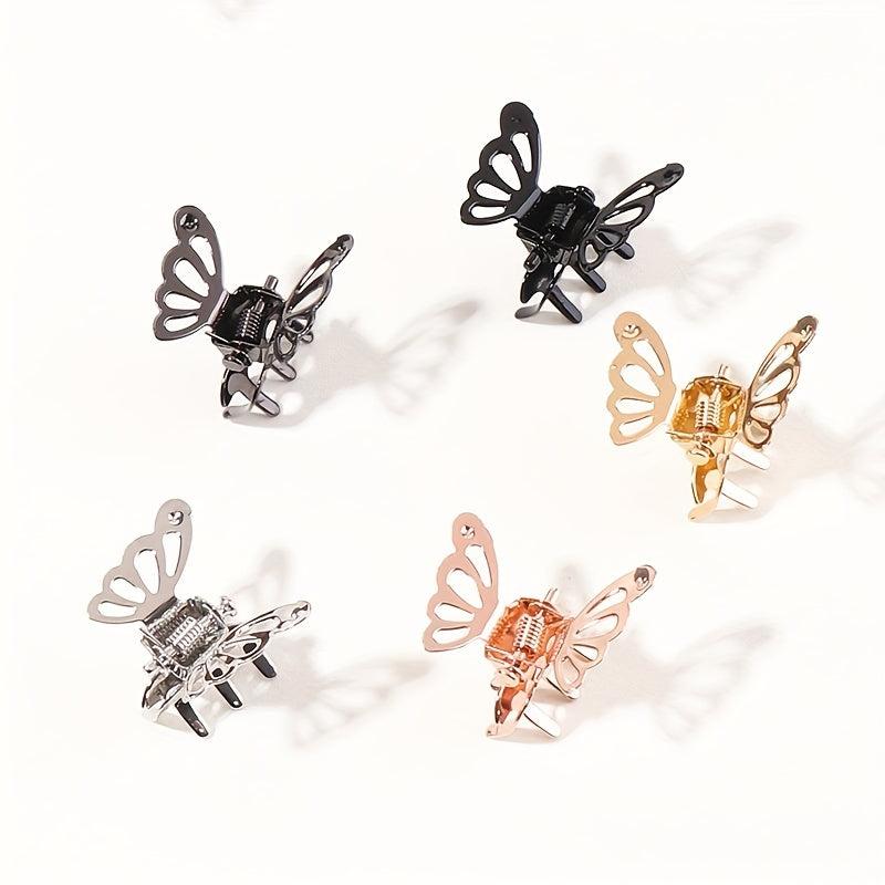 4pcs Butterfly Hair Claw Vintage Hair Accessories for Women Girls