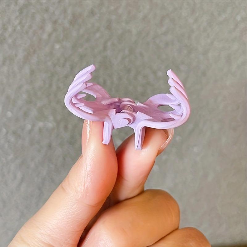 10pcs Mini Octopus Hair Claw Clips for Girls No Slip Grip Small Ha