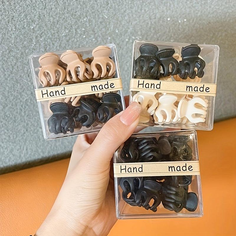 10pcs Mini Octopus Hair Claw Clips for Girls No Slip Grip Small Ha