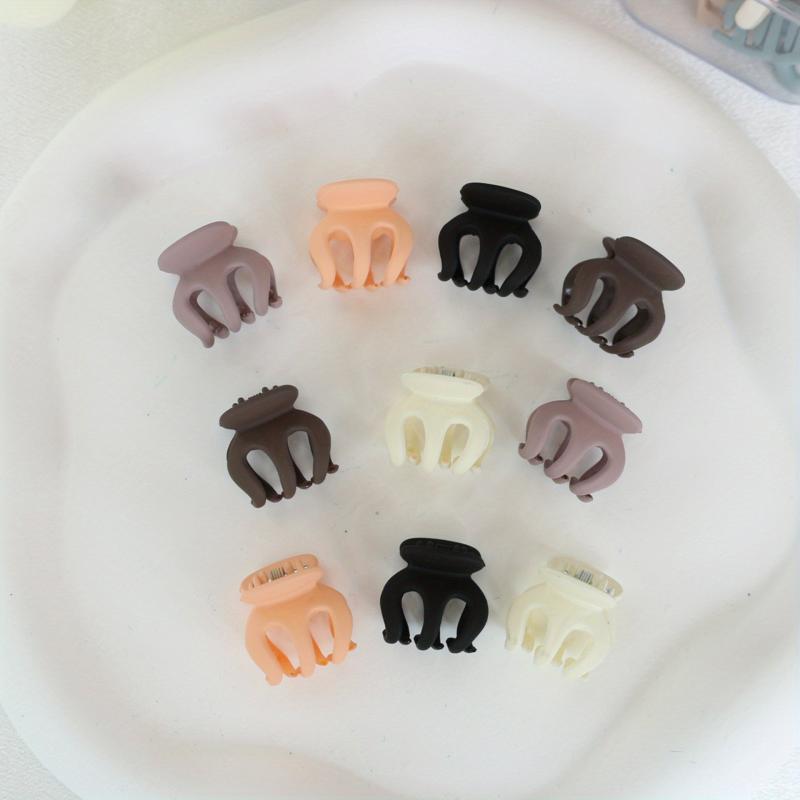 10pcs Mini Octopus Hair Claw Clips for Girls No Slip Grip Small Ha