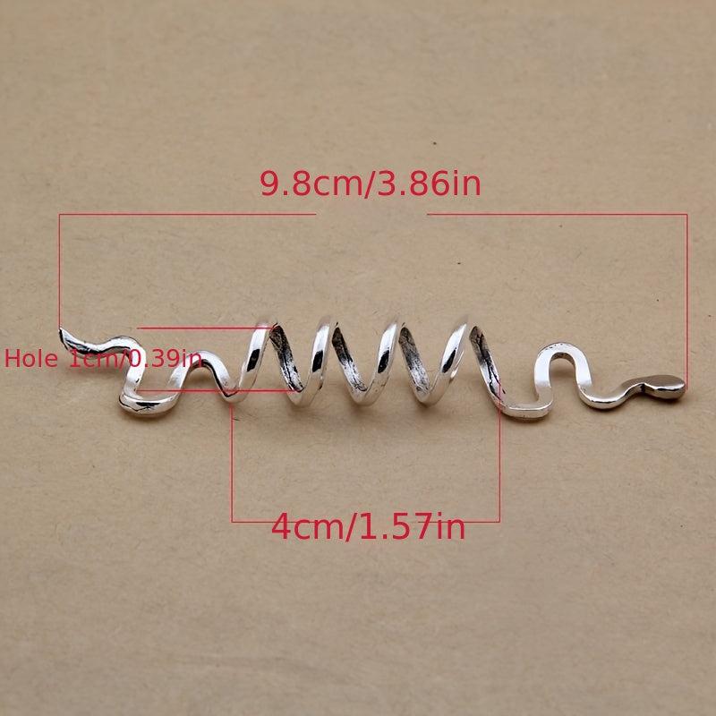 Snake Hair Jewelry For Women Braids Serpent Dreadlock Rings Hair Beads