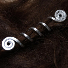 Snake Hair Jewelry For Women Braids Serpent Dreadlock Rings Hair Beads
