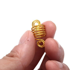 110pcs Dreadlock Jewelry Hair Beads Hair Cuffs Hair Coils Hair Braid
