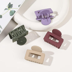 Mini Square Hair Claw for Thin Hair Non-slip Hold