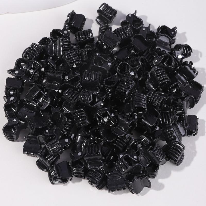 100pcs Mini Hair Claw Clip Non Slip Strong Shark Claw Braid Hair Clip
