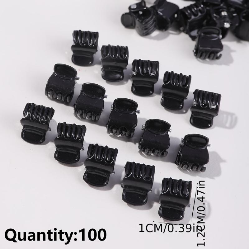 100pcs Mini Hair Claw Clip Non Slip Strong Shark Claw Braid Hair Clip