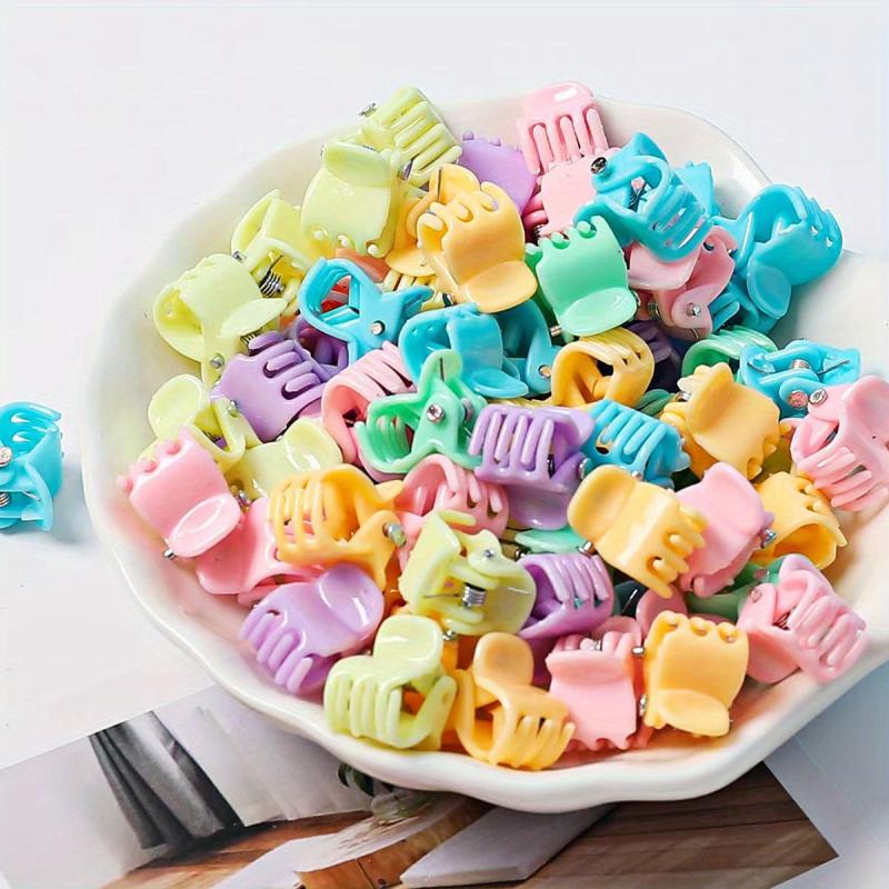 100pcs Mini Hair Claw Clip Non Slip Strong Shark Claw Braid Hair Clip